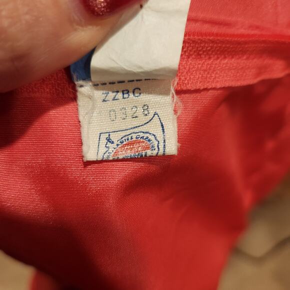 80s Vintage Hot Pink Dress Sz Small Off Shoulder With Bow Made Woman's Union USA - Picture 7 of 7